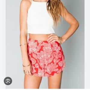 Show Me Your MuMu Sawyer Short -Aquarius Paisley